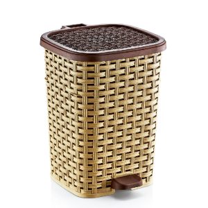 სანაგვე ურნა ნაქსოვი  პედლიანი  პლას.