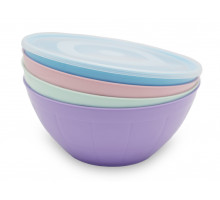 კონტეინერი თავსახურით  პლას.