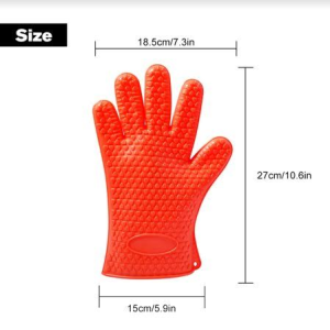 სილიკონის ხელთათმანი ცხელის ასაღებად